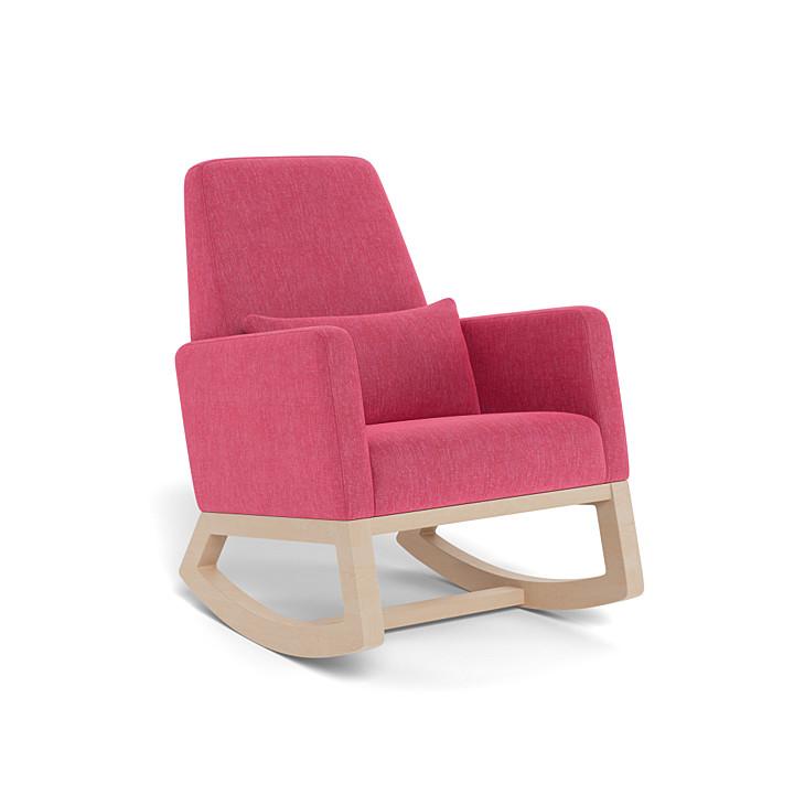 Monte Joya Rocker (Maple Base) SPECIAL ORDER-Nursery-Monte Design-Performance Heathered: Hot Pink-011167 MP HP-babyandme.ca