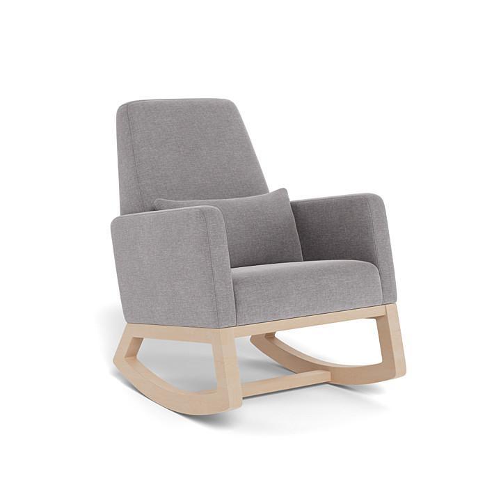 Monte Joya Rocker (Maple Base) SPECIAL ORDER-Nursery-Monte Design-Performance Heathered: Pebble Grey-011167 MP PB-babyandme.ca