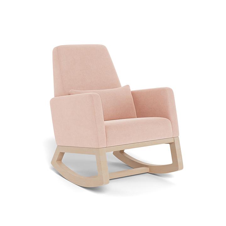 Monte Joya Rocker (Maple Base) SPECIAL ORDER-Nursery-Monte Design-Performance Heathered: Petal Pink-011167 MP PP-babyandme.ca