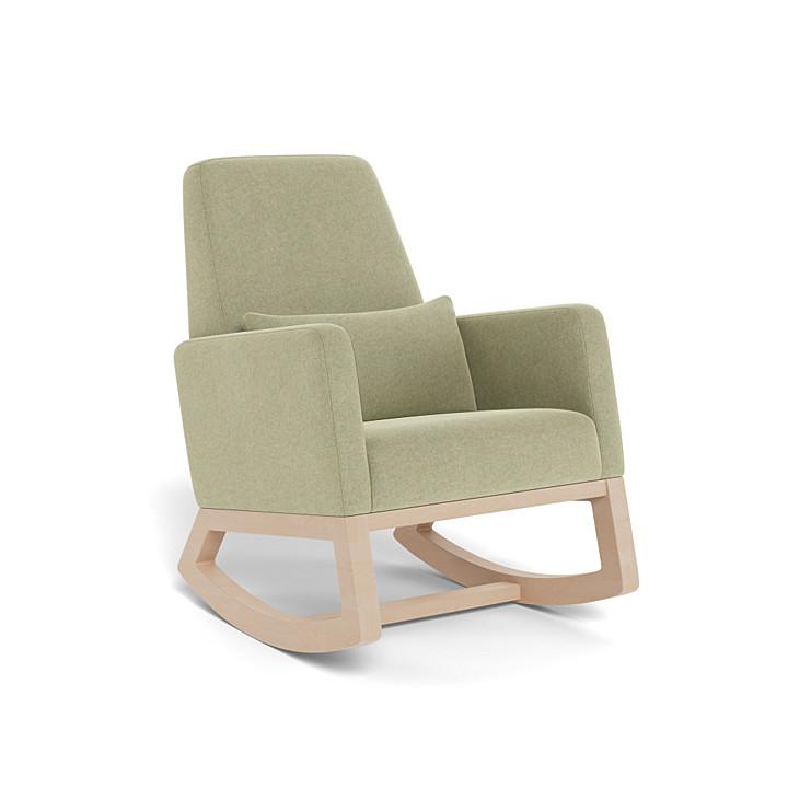 Monte Joya Rocker (Maple Base) SPECIAL ORDER-Nursery-Monte Design-Performance Heathered: Sage Green-011167 MP SG-babyandme.ca