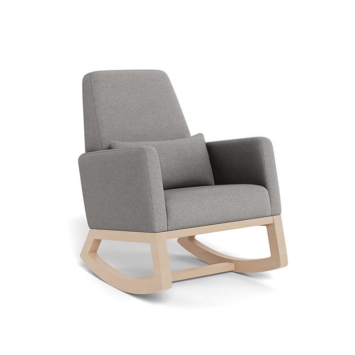 Monte Joya Rocker (Maple Base) SPECIAL ORDER-Nursery-Monte Design-Premium Wool: Light Grey Italian Wool-011167 MP LG-babyandme.ca