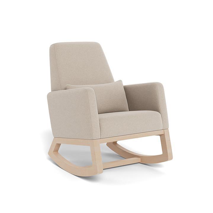 Monte Joya Rocker (Maple Base) SPECIAL ORDER-Nursery-Monte Design-Premium Wool: Oatmeal Italian Wool-011167 MP OM-babyandme.ca