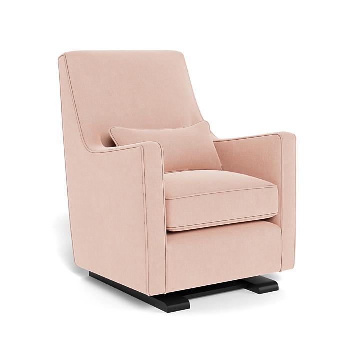 Monte Luca Glider (Espresso Base) SPECIAL ORDER-Nursery-Monte Design-Performance Heathered: Petal Pink-010889 ES PP-babyandme.ca