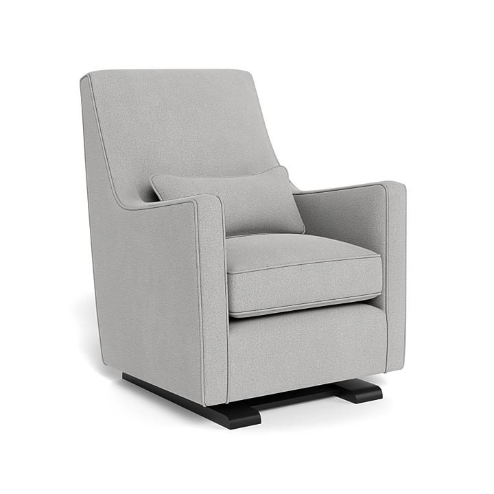 Monte Luca Glider (Espresso Base) SPECIAL ORDER-Nursery-Monte Design-Performance Weave: Cloud Grey-010889 ES CG-babyandme.ca