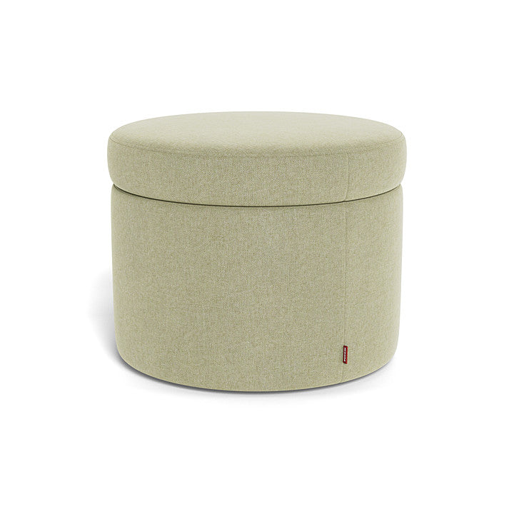 Monte Round Storage Ottoman SPECIAL ORDER-Nursery-Monte Design-Performance Heathered: Sage Green-030783 SG-babyandme.ca