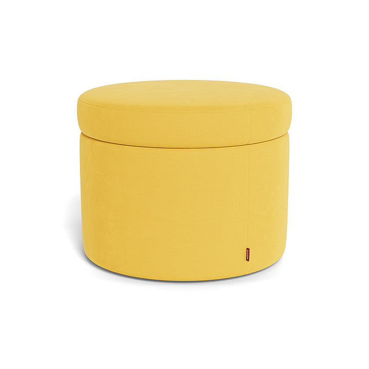 Monte Round Storage Ottoman SPECIAL ORDER-Nursery-Monte Design-Performance Microfiber: Yellow-030783 MY-babyandme.ca