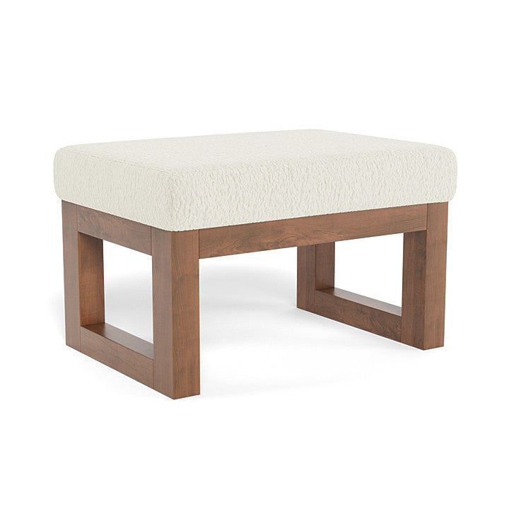 Monte Special Edition Joya Ottoman (Faux Sheepskin) SPECIAL ORDER-Nursery-Monte Design-Performance Faux Sheepskin-030781 WN FSS-Walnut-babyandme.ca