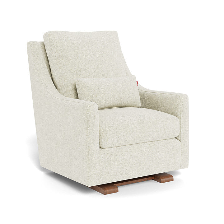 Monte Special Edition Vera Glider (Faux Sheepskin) SPECIAL ORDER-Nursery-Monte Design-Performance Faux Sheepskin-030777 WN FSS-Walnut-babyandme.ca