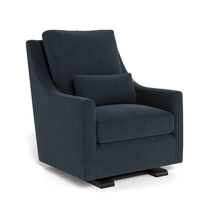 Monte Vera Glider (Espresso Base) SPECIAL ORDER-Nursery-Monte Design-Performance Heathered: Deep Navy-025685 ES NY-babyandme.ca