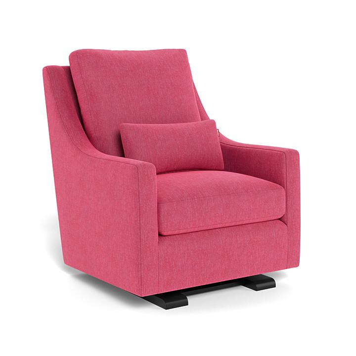 Monte Vera Glider (Espresso Base) SPECIAL ORDER-Nursery-Monte Design-Performance Heathered: Hot Pink-025685 ES HP-babyandme.ca