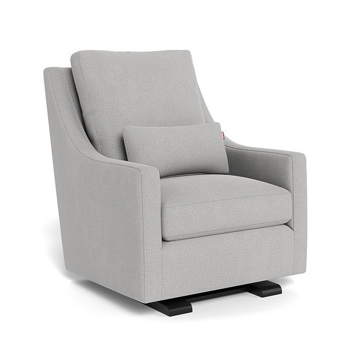 Monte Vera Glider (Espresso Base) SPECIAL ORDER-Nursery-Monte Design-Performance Weave: Cloud Grey-025685 ES CG-babyandme.ca