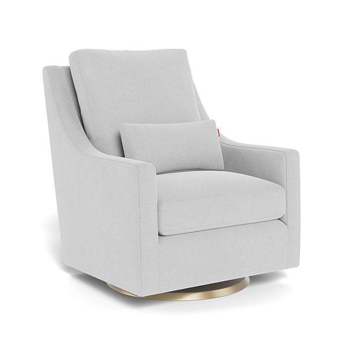 Monte Vera Swivel Glider (Gold Base) SPECIAL ORDER-Nursery-Monte Design-Performance Heathered: Ash-025685 GD AS-babyandme.ca