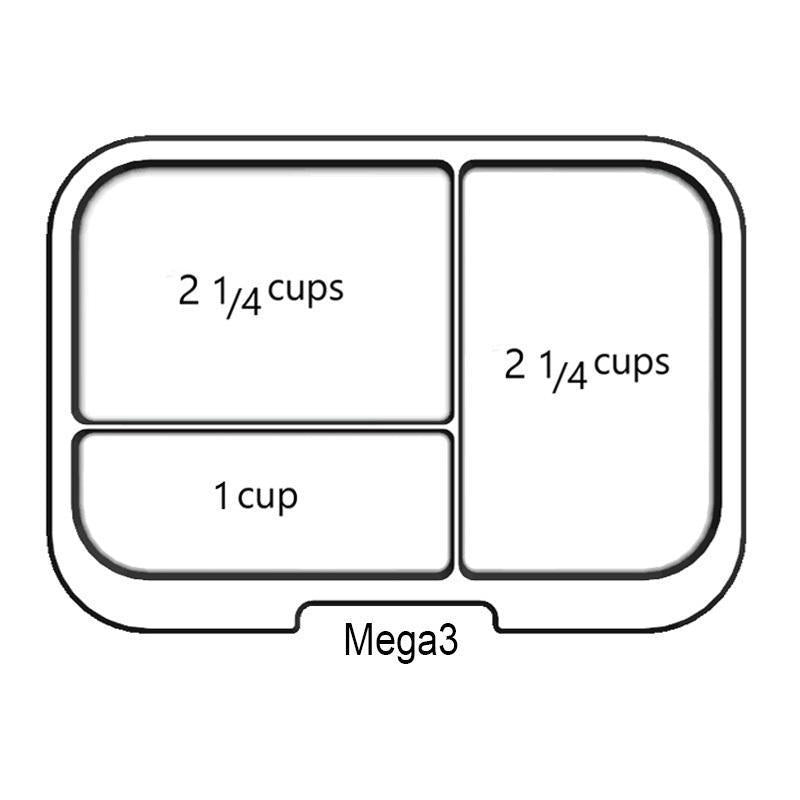 Munchbox Mega3 Extra Tray (Clear)-Feeding-MunchBox-030142 CL-babyandme.ca