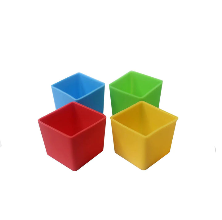 Munchbox Munch Cups 4pcs (Bold Squares)-Feeding-MunchBox-031890 BO-babyandme.ca