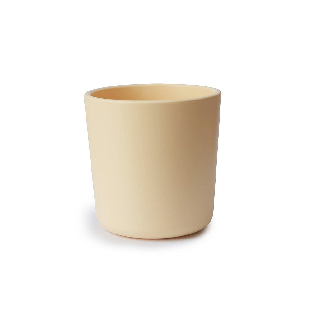 Mushie Dinnerware Cup 2-Pack (Daffodil)-Feeding-Mushie-028659 DF-babyandme.ca