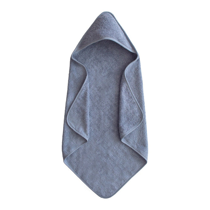 Mushie Organic Cotton Baby Hooded Towel (Tradewinds)-Bath-Mushie-031520 TW-babyandme.ca