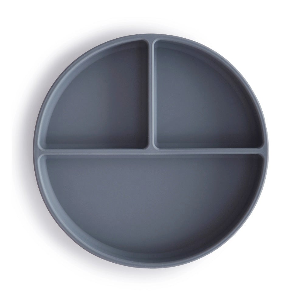 Mushie Silicone Suction Plate (Tradewinds)-Feeding-Mushie-028652 TW-babyandme.ca