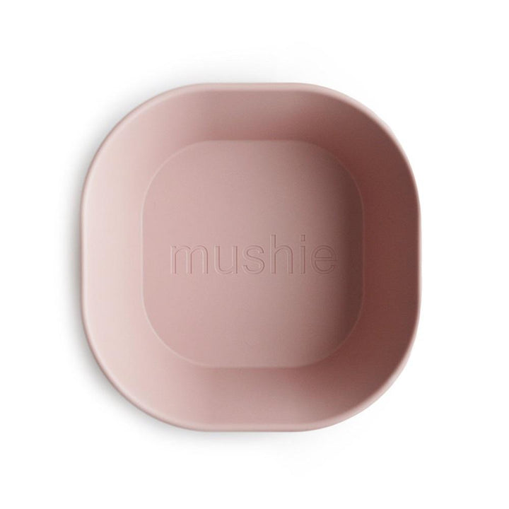 Mushie Square Dinnerware Bowl 2-Pack (Blush)-Feeding-Mushie-028658 BS-babyandme.ca