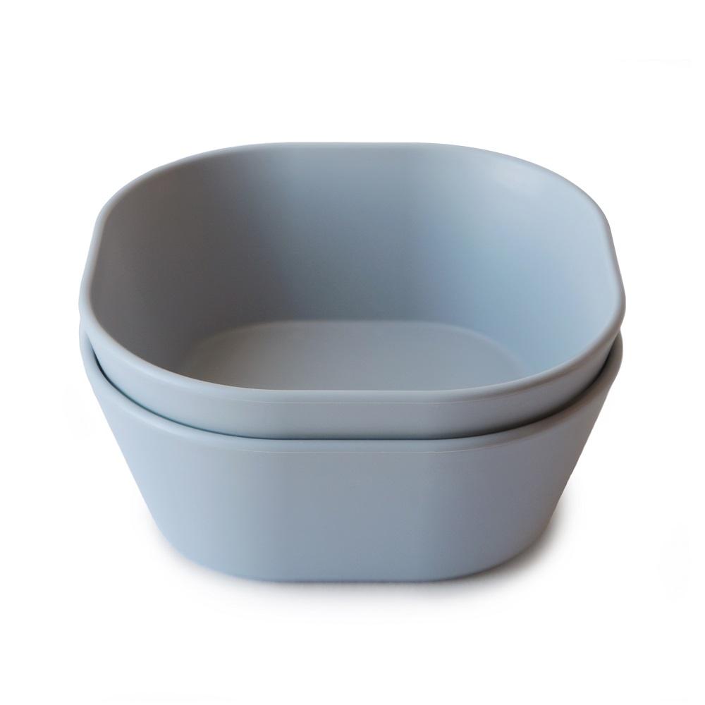 Mushie Square Dinnerware Bowl 2-Pack (Cloud)-Feeding-Mushie-028658 CD-babyandme.ca