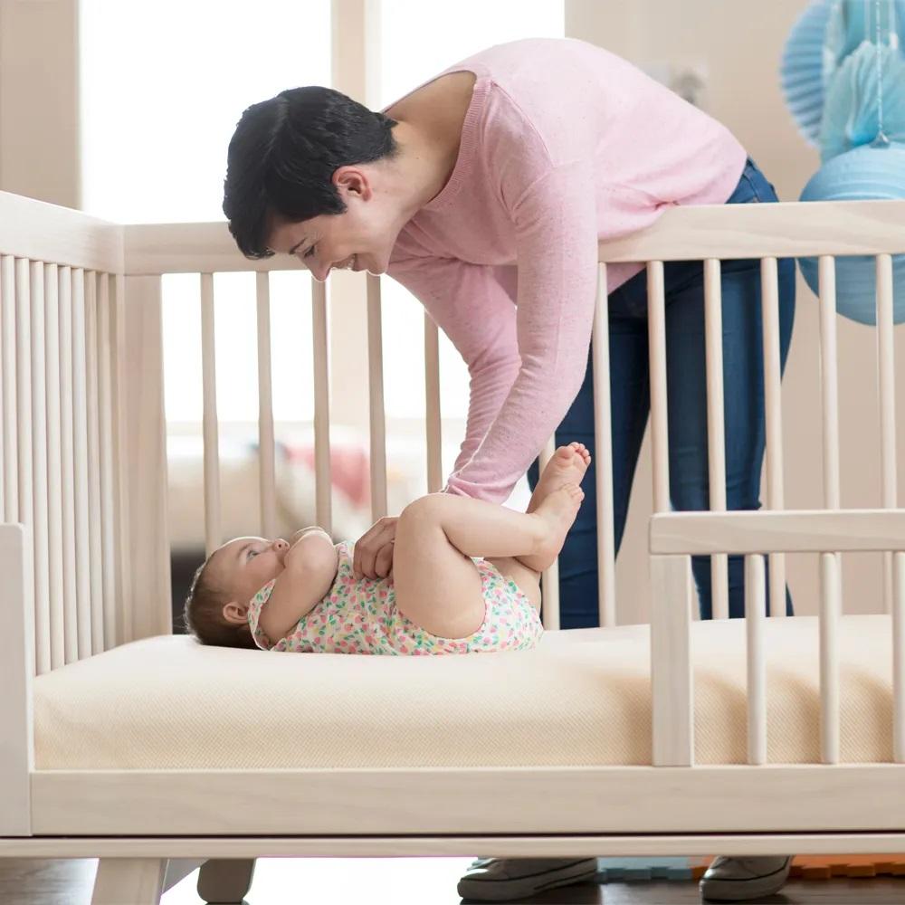 Naturepedic Crib Mattress 2 Stage Organic Breathable babyandme babyandme Kelowna Store