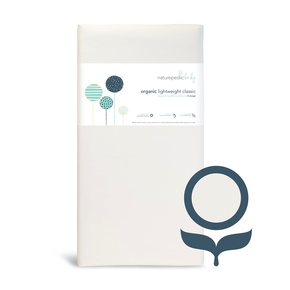 Naturepedic MC34 Crib Mattress 2-Stage Organic Cotton Classic-Nursery-Naturepedic-025861-babyandme.ca