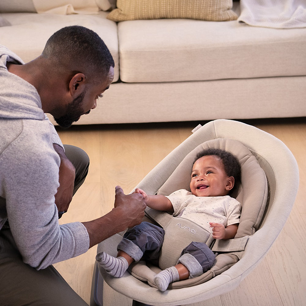 Nuna LEAF Grow Swing with Toy Bar (Hazelwood)-Gear-Nuna-031467 HW-babyandme.ca