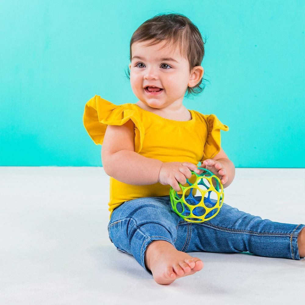 Oball Classic Ball (Blue/Green)-Toys & Learning-Oball-027661 BG-babyandme.ca