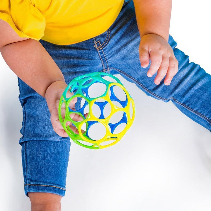 Oball Classic Ball (Blue/Green)-Toys & Learning-Oball-027661 BG-babyandme.ca