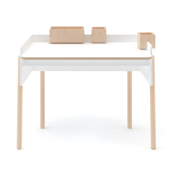 Oeuf Brooklyn Desk Birch (White/Birch) SPECIAL ORDER-Nursery-Oeuf-024378-babyandme.ca