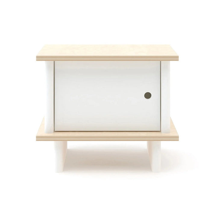 Oeuf ML Night Stand (White/Birch) SPECIAL ORDER-Nursery-Oeuf-027946 Brch-babyandme.ca