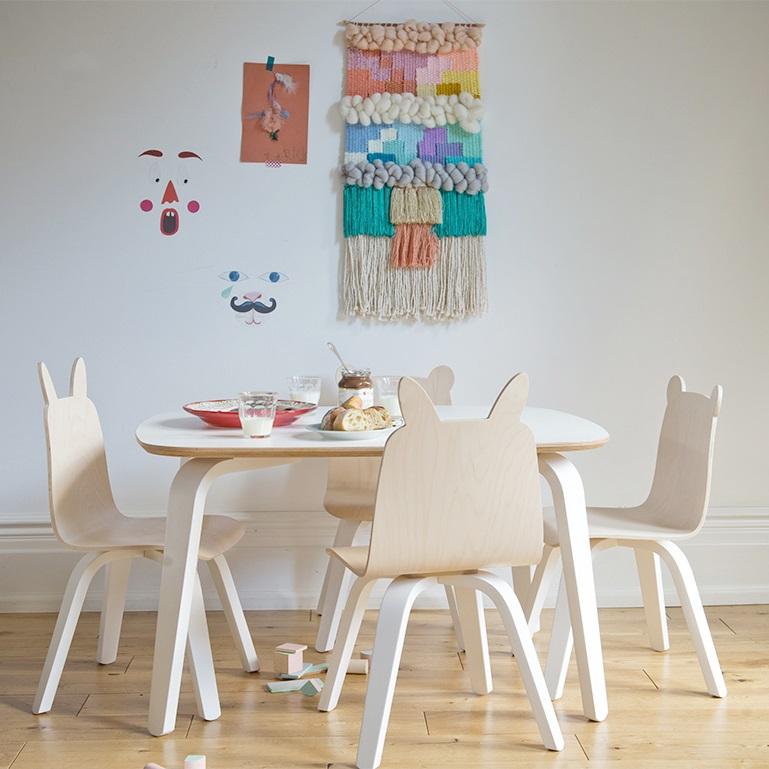 Oeuf Play Table (White) SPECIAL ORDER-Nursery-Oeuf-024384-babyandme.ca