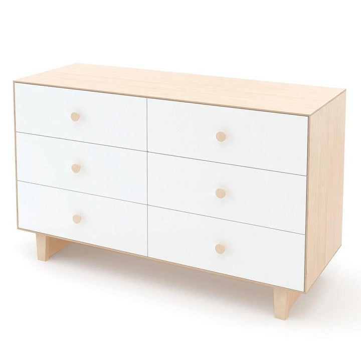 Oeuf Rhea 6 Drawer Dresser (Birch/White) SPECIAL ORDER-Nursery-Oeuf-024390 Rhea-babyandme.ca