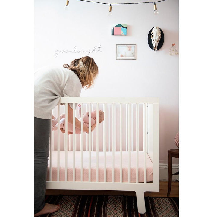 Oeuf Sparrow Crib (White) SPECIAL ORDER-Nursery-Oeuf-024338 WH-babyandme.ca