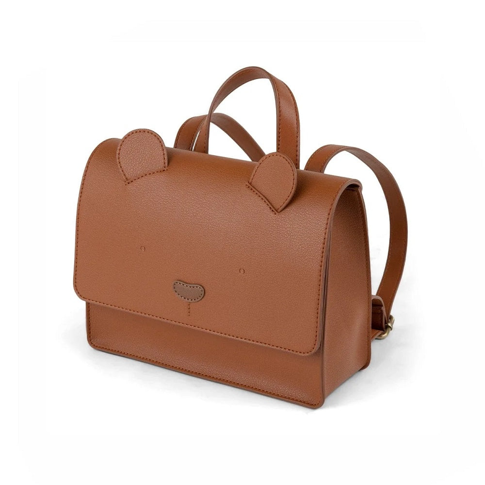 Ollie Blanche Mini Backpack (Cognac)-Gear-Ollie-031523 TN-babyandme.ca