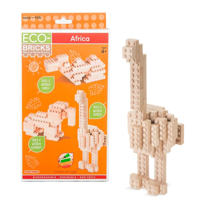 Once-Kids Eco-bricks 3-in-1 (Africa) - FINAL SALE-Toys & Learning-Once-Kids-031110 AF-babyandme.ca