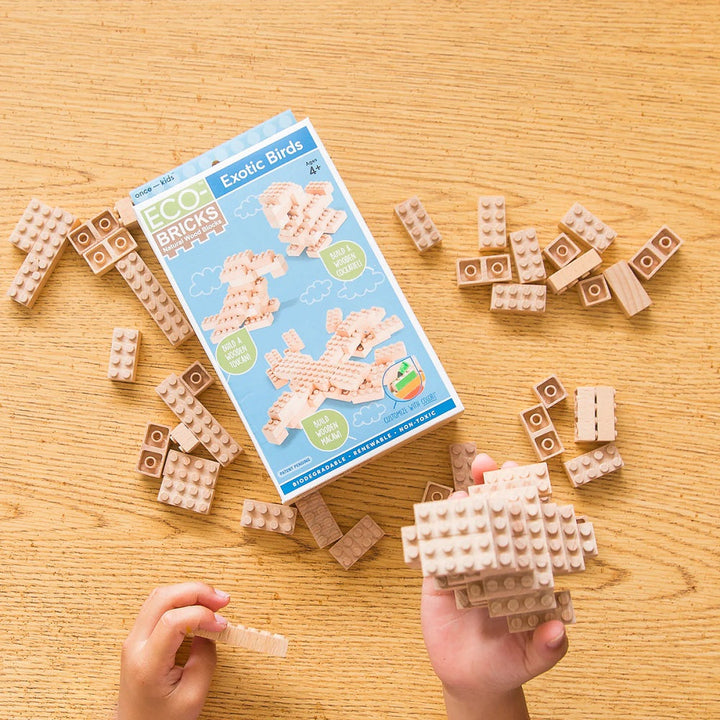 Once-Kids Eco-bricks 3-in-1 (Birds) - FINAL SALE-Toys & Learning-Once-Kids-031110 BI-babyandme.ca