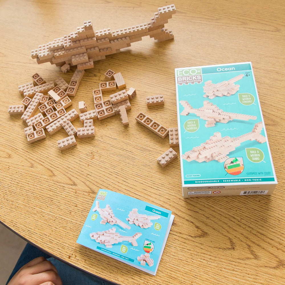 Once-Kids Eco-bricks 3-in-1 (Ocean) - FINAL SALE-Toys & Learning-Once-Kids-031110 OC-babyandme.ca