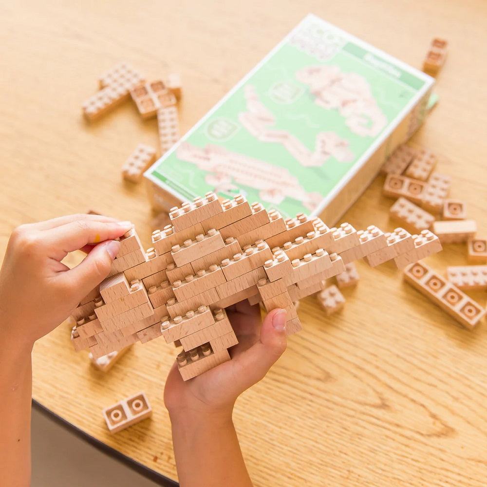 Once-Kids Eco-bricks 3-in-1 (Reptiles) - FINAL SALE-Toys & Learning-Once-Kids-031110 RT-babyandme.ca