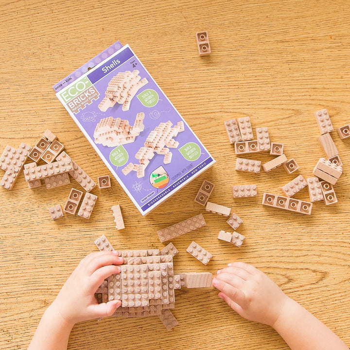 Once-Kids Eco-bricks 3-in-1 (Shells) - FINAL SALE-Toys & Learning-Once-Kids-031110 SH-babyandme.ca