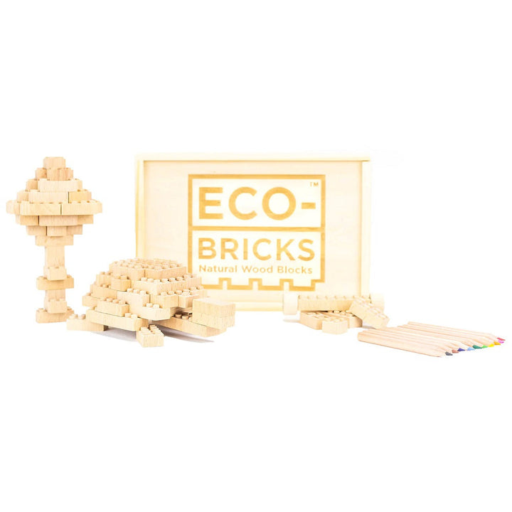 Once-Kids Eco-bricks Classic (45 Pieces) - FINAL SALE-Toys & Learning-Once-Kids-031107 45pc-babyandme.ca