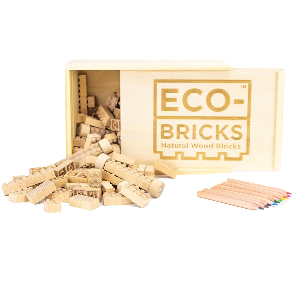 Once-Kids Eco-bricks Classic (90 Pieces) - FINAL SALE-Toys & Learning-Once-Kids-031107 90pc-babyandme.ca