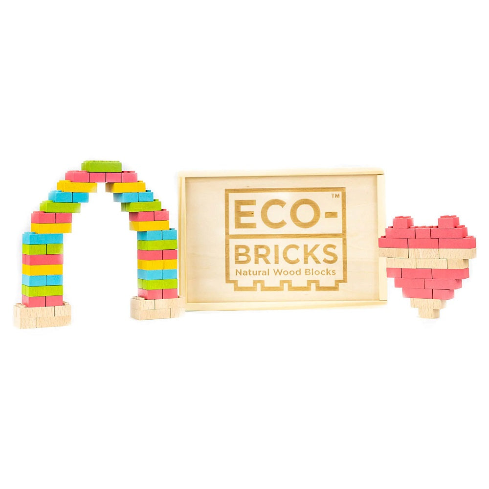 Once-Kids Eco-bricks Colour (109 Pieces) - FINAL SALE-Toys & Learning-Once-Kids-031108 109pc-babyandme.ca