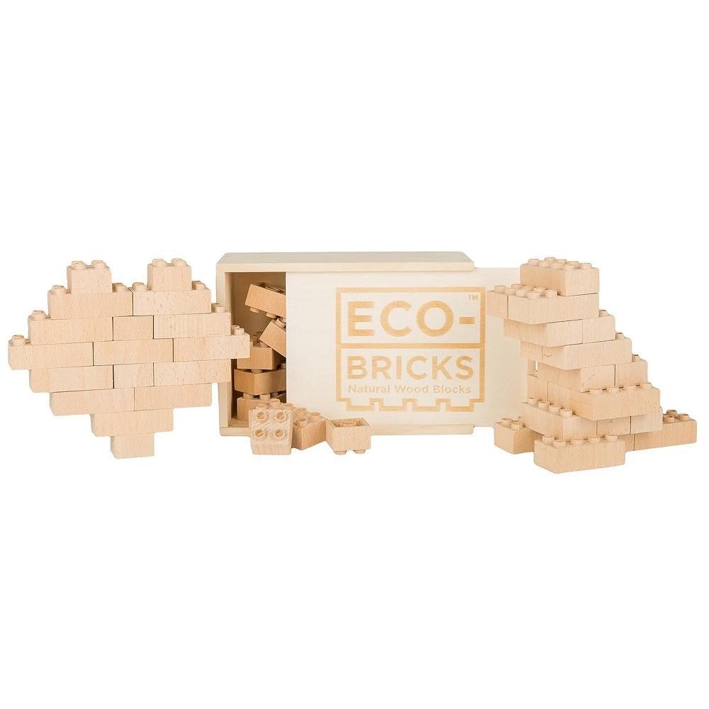 Once-Kids Eco-bricks Plus+ Natural (20 Pieces) - FINAL SALE-Toys & Learning-Once-Kids-031111 20pc-babyandme.ca