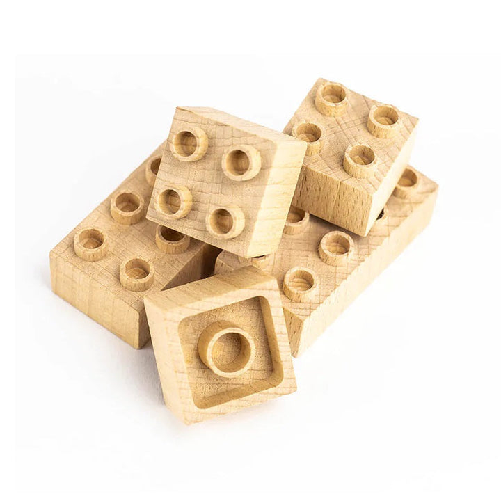 Once-Kids Eco-bricks Plus+ Natural (20 Pieces) - FINAL SALE-Toys & Learning-Once-Kids-031111 20pc-babyandme.ca