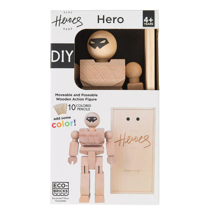 Once-Kids Playhard Heroes DIY Hero Action Figure - FINAL SALE-Toys & Learning-Once-Kids-031113-babyandme.ca