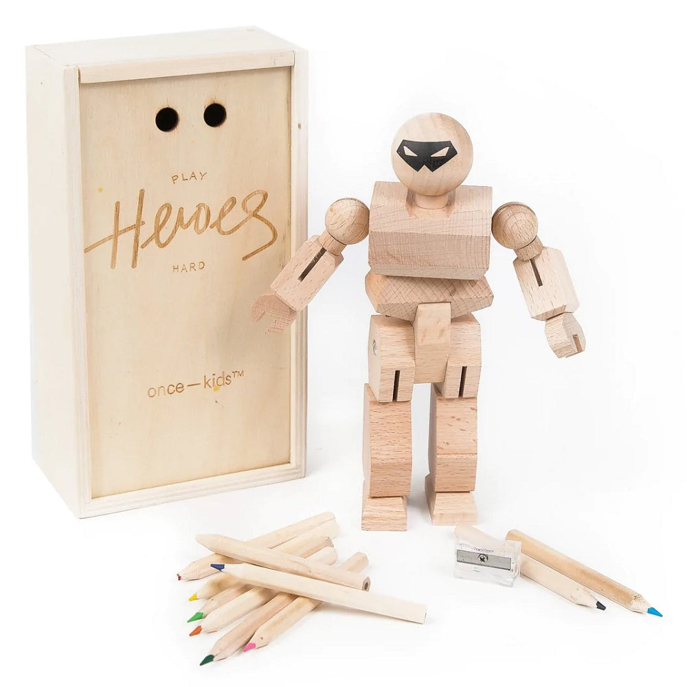 Once-Kids Playhard Heroes DIY Hero Action Figure - FINAL SALE-Toys & Learning-Once-Kids-031113-babyandme.ca