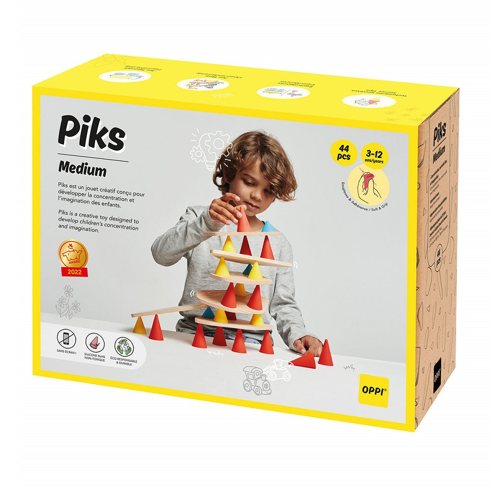 Oppi Piks Medium 44-Piece Set-Toys & Learning-Oppi-031462-babyandme.ca