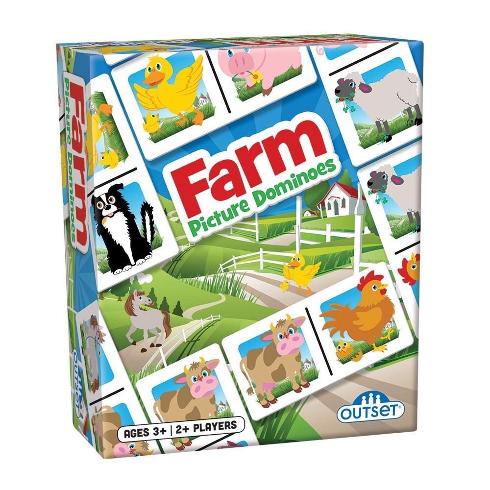 Outset Media Picture Dominos (Farm)-Toys & Learning-Outset Media-026344 FA-babyandme.ca