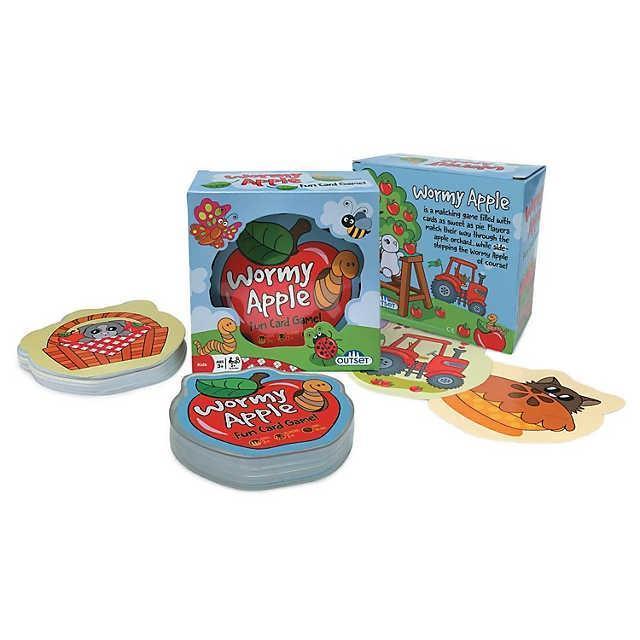 Outset Media Wormy Apple Card Game-Toys & Learning-Outset Media-026345-babyandme.ca