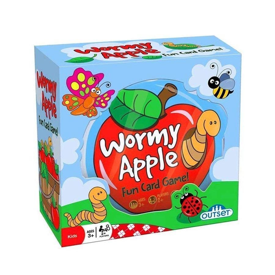 Outset Media Wormy Apple Card Game-Toys & Learning-Outset Media-026345-babyandme.ca